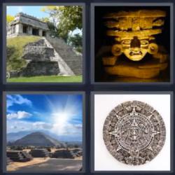 4 fotos 1 palabra pirámides